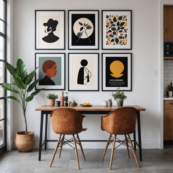 Métamorphosez votre Cuisine en Galerie d'Art : Comment les Affiches et Posters Transforment votre Décoration Intérieure